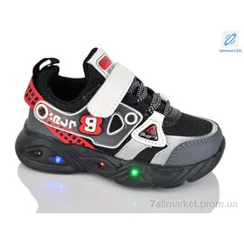 Кросівки дитячі модні Весна/осінь XF01-6071-2 LED (8 пар р.27-32) "Xifa kids" недорого оптом від прямого постачальника