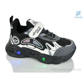 Кросівки дитячі модні Весна/осінь XF01-6073-1 LED (8 пар р.27-32) "Xifa kids" недорого оптом від прямого постачальника