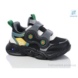 Кросівки дитячі модні Весна/осінь 6079-6 LED (8 пар р.27-32) "Xifa kids" недорого оптом від прямого постачальника