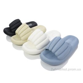 Шльопанці жіночі полегшені Літо E352Маломірять 38-43 mix (12 пар р.40-45) "M&L  Alex13" недорого оптом від прямого постачальника