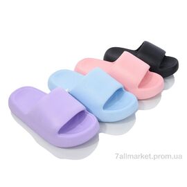 Шльопанці жіночі полегшені Літо MU0312 mix (12 пар р.36-41) "M&L  Alex13" недорого оптом від прямого постачальника