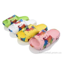 Шльопанці жіночі полегшені Літо 9020 mix (12 пар р.36-41) "M&L  Alex13" недорого оптом від прямого постачальника