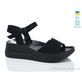 Фотография Босоножки женские летние Лето 508-25 чорний з. (6 пар р.37-41) "Sali" недорого оптом от прямого поставщика