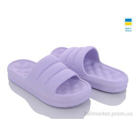 Шльопанці жіночі полегшені Літо 136 бузковий (8 пар р.36-41) "Golden Lion" недорого оптом від прямого постачальника