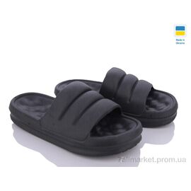 Шльопанці жіночі полегшені Літо 136 чорний (8 пар р.36-40) "Golden Lion" недорого оптом від прямого постачальника