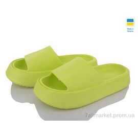 Шльопанці жіночі полегшені Літо 139 салатовий (8 пар р.36-40) "Golden Lion" недорого оптом від прямого постачальника