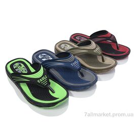 Фотография Шлепки детские летние Лето YL9135A-7 mix (24 пар р.36-41) "Laguna" недорого оптом от прямого поставщика