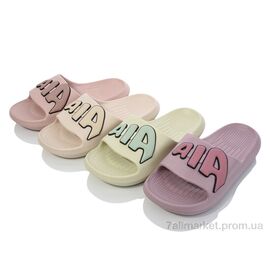 Шльопанці жіночі полегшені Літо W181 mix (12 пар р.36-41) "M&L  Alex13" недорого оптом від прямого постачальника