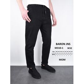 Джинси чоловічі 310-1 black р.28-36 "God Baron" недорого оптом від прямого постачальника