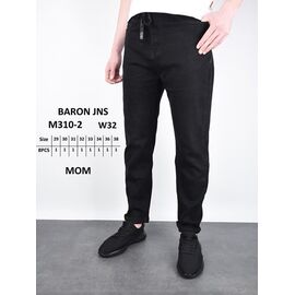 Джинси чоловічі 310-2 black р.29-38 "God Baron" недорого оптом від прямого постачальника