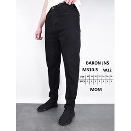 Джинси чоловічі 310-5 black р.30-38 "God Baron" недорого оптом від прямого постачальника