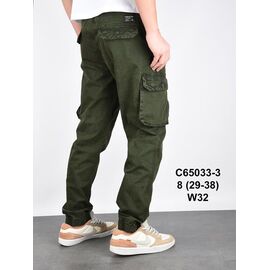 Джоґери чоловічі C35033-3 khaki р.29-38 "God Baron" недорого оптом від прямого постачальника