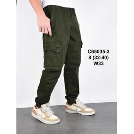 Джоґери чоловічі C65035-3 khaki р.32-40 "God Baron" недорого оптом від прямого постачальника