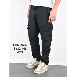 Джоґери чоловічі C65035-6 d.grey р.32-40 "God Baron" недорого оптом від прямого постачальника