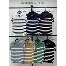 Фотография Футболка мужская 44348 green р.M-2XL "Vip Stendo" недорого оптом от прямого поставщика