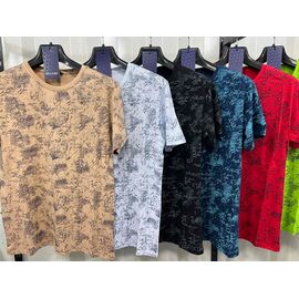 Фотография Футболка мужская 5104 black-grey р.M-2XL "Vip Stendo" недорого оптом от прямого поставщика