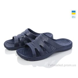 Шльопанці чоловічі пляжні Літо Краб синій новий (8 пар р.40-46) "Golden Lion" недорого оптом від прямого постачальника