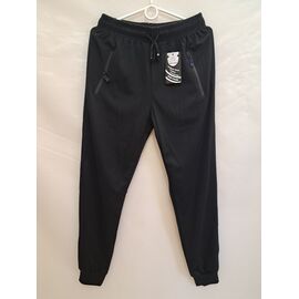 Штани спортивні чоловічі 7010 black р.M-3XL "ZERO" недорого оптом від прямого постачальника