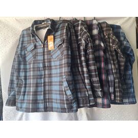 Фотография Рубашка мужская тёплая 702 mix р.70-78 "ZERO" недорого оптом от прямого поставщика