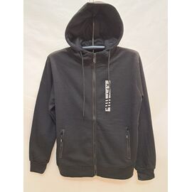 Кофта спортивна чоловіча 2326A black р.M-3XL "ZERO" недорого оптом від прямого постачальника