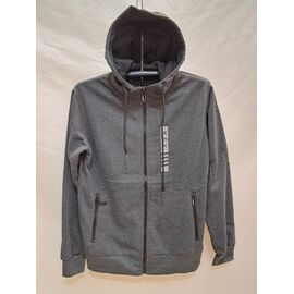 Кофта спортивна чоловіча 2326A grey р.M-3XL "ZERO" недорого оптом від прямого постачальника