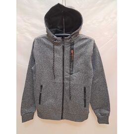 Кофта спортивна чоловіча 2351A grey р.M-3XL "ZERO" недорого оптом від прямого постачальника