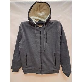 Кофта спортивна чоловіча B2352 d.grey р.3XL-7XL "ZERO" недорого оптом від прямого постачальника