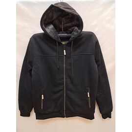 Кофта спортивна чоловіча B2359 black р.3XL-7XL "ZERO" недорого оптом від прямого постачальника