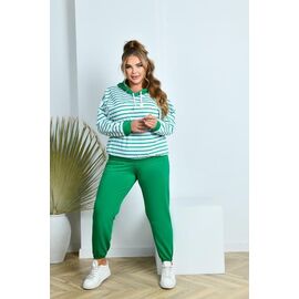 Костюм спортивний жіночий теплий 4018 green р.54-60 "Iren Veles" недорого оптом від прямого постачальника