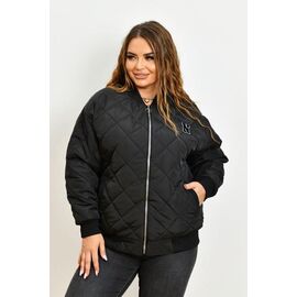 Куртка жіноча демісезонна 4023-1 black р.48-54 "Iren Veles" недорого оптом від прямого постачальника