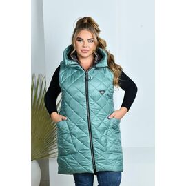 Жилетка жіноча 4023 l.blue р.54-60 "Iren Veles" недорого оптом від прямого постачальника