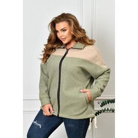 Кофта спортивна жіноча 4027 mint р.50-56 "Iren Veles" недорого оптом від прямого постачальника
