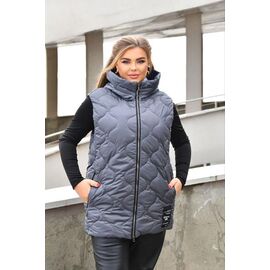 Жилетка жіноча 4040 grey р.52-58 "Iren Veles" недорого оптом від прямого постачальника