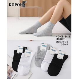 Фотография Носки женские C3184-4 mix р.36-41 "Корона" недорого оптом от прямого поставщика