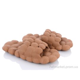 Фотография Шлепки мужские пляжные Лето C01 brown (12 пар р.39-44) "Summer shoes" недорого оптом от прямого поставщика