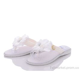 Фотография Шлепки женские облегченные Лето 16-2 white (24 пар р.36-41) "Summer shoes" недорого оптом от прямого поставщика