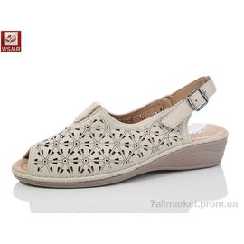 Фотография Босоножки женские летние Лето B09-3 (8 пар р.37-42) "WSMR" недорого оптом от прямого поставщика