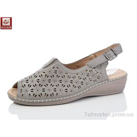 Фотография Босоножки женские летние Лето B09-4 (8 пар р.37-42) "WSMR" недорого оптом от прямого поставщика