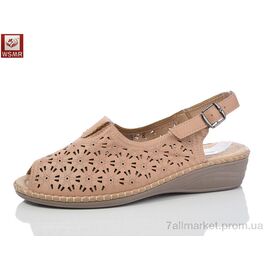 Фотография Босоножки женские летние Лето B09-8 (8 пар р.37-42) "WSMR" недорого оптом от прямого поставщика