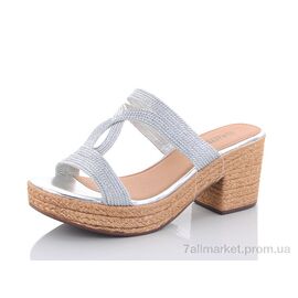 Фотография Шлепки женские облегченные Лето F254-2 (8 пар р.36-41) "Summer shoes" недорого оптом от прямого поставщика