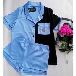 Піжама легка жіноча 57 l.blue р.42-48 "GULLI" недорого оптом від прямого постачальника