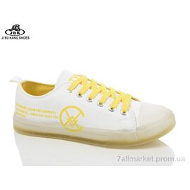 Фотография Кеды женские стильные Весна/осень SBL01 yellow (6 пар р.36-40) "Jibukang" недорого оптом от прямого поставщика