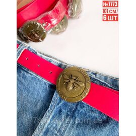 Фотография Ремень женский с пряжкой в форме круга р-ры 101см "PARTNERS" купить недорого от прямого поставщика
