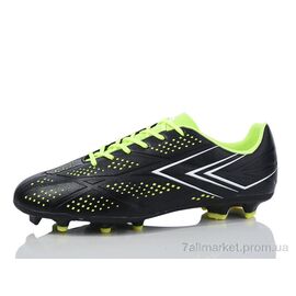 Футбольне взуття чоловічі Весна/осінь DIMB25627-2 black-white-lemon (8 пар р.41-45) "Restime" недорого оптом від прямого постачальника