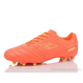 Футбольне взуття чоловічі Весна/осінь DIMB25626-2 orange-lime (8 пар р.41-45) "Restime" недорого оптом від прямого постачальника