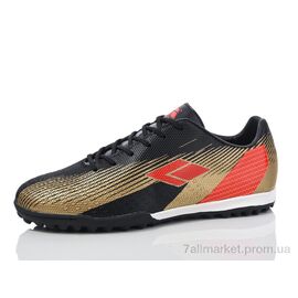 Футбольне взуття чоловічі Весна/осінь DIMB25651-1 black-gold (8 пар р.41-45) "Restime" недорого оптом від прямого постачальника