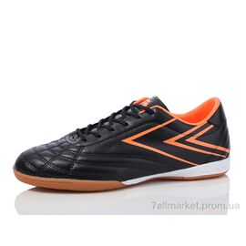 Футбольне взуття чоловічі Весна/осінь DIMB25623 black-orange (8 пар р.41-45) "Restime" недорого оптом від прямого постачальника