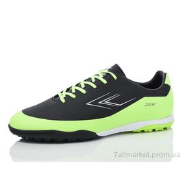 Футбольне взуття чоловічі Весна/осінь DIMB25654-1 black-green (8 пар р.41-45) "Restime" недорого оптом від прямого постачальника