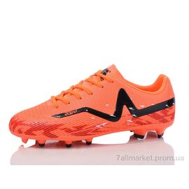 Футбольне взуття дитячі Весна/осінь DIWB25658-2 orange-black (8 пар р.36-40) "Restime" недорого оптом від прямого постачальника