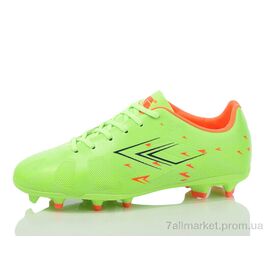Футбольне взуття дитячі Весна/осінь DIWB25659-2 green-orange (8 пар р.36-40) "Restime" недорого оптом від прямого постачальника